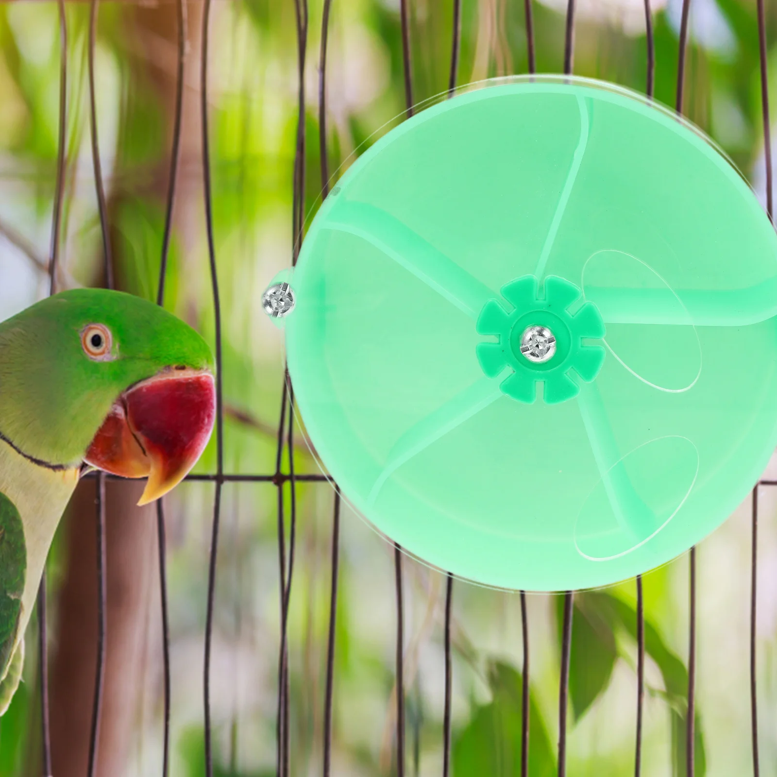 

1pc Acrylic Bird Foraging Box Parrot Feeding Container Multi-Grid Treat Dispenser Durable Bite Proof Bird Feeding For