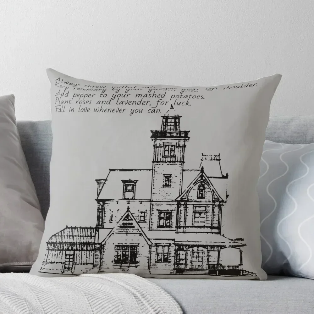 practical magic house rules Throw Pillow Pillow Decor Throw Pillow Covers luxury throw covers