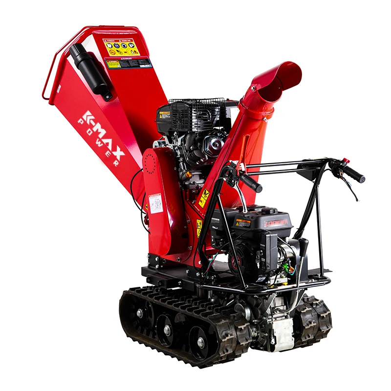 

K-MAXPOWER 15HP G asoline Engine Powered 120mm Customized Color Industrial Garden Commercial Wood Chipper Mulcher