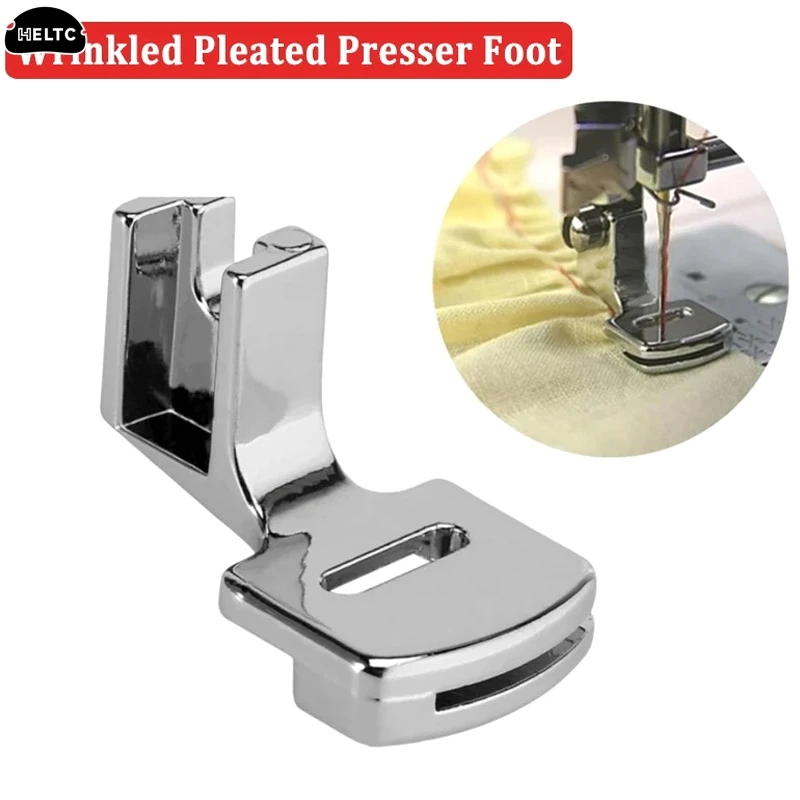 1pcs Sewing Machine Accessories Wrinkled Pleated Presser Foot Multifunctional Household Domestic Useful Things For Thin Fabrics