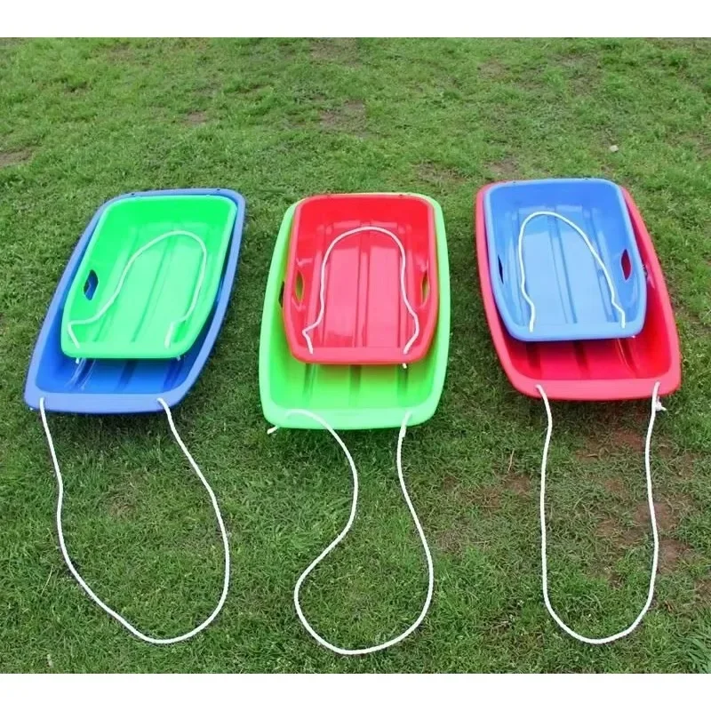 Plastic Sled Winter Sled Slide, Adult Towable Sled, Downhill Sports Sled