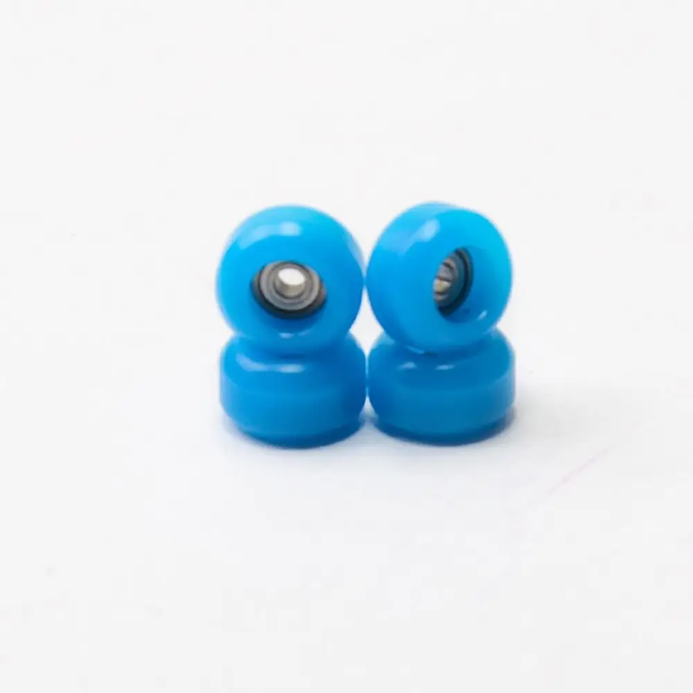 4Pcs Durable Professional Bearing Wheel PU Metal Urethane Fingerboard Wheels CNC Mini Finger Skate Board Accessory