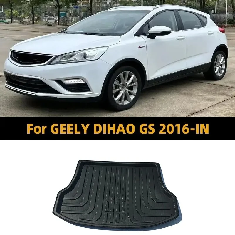 

Задние коврики в багажник автомобиля для GEELY DIHAO GS 2016-IN, водонепроницаемая нескользящая накладка для хранения, ковер, автоаксессуары, напольная подкладка для багажника