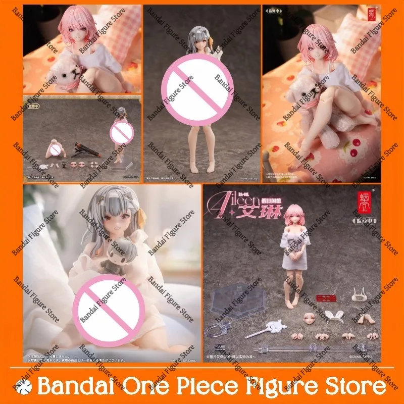 

В НАЛИЧИИ Оригинальная фигурка Snail Shell 1/12 NIKKE Mobile Suit Girl PVC RA-01L Aileen в домашней одежде, коллекционная, подарок