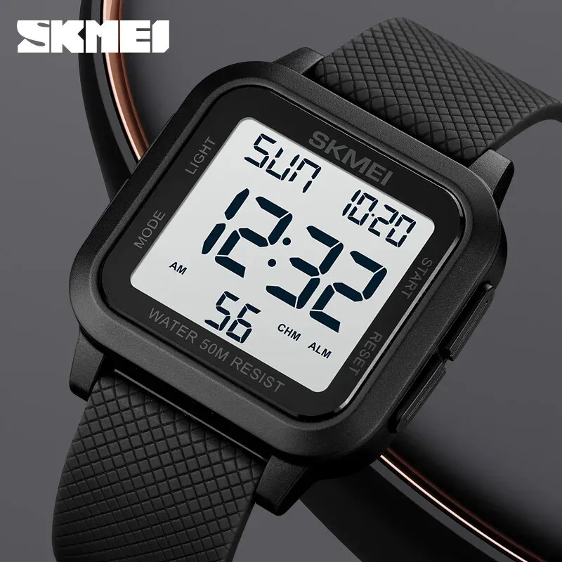 

Watch Digital Men's LED SKMEI 1894 Sport Brand Electronic Outdoor 50M Waterproof
