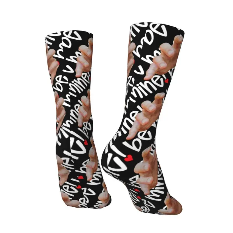 Custom Kawaii Printed Hand Head Photo Socks for Men Women Stretchy Summer Autumn Winter Face Crew Socks