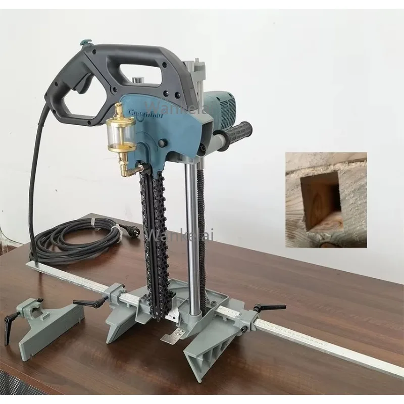 Portable Chain Mortiser Woodworking Machine - Best Sellers Chisel Mortiser with Square Hole Drill Function for Precision Joinery