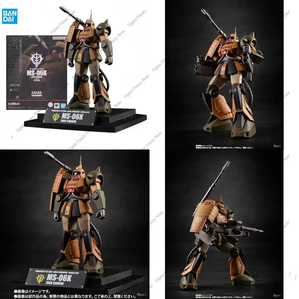 

Special Offer Original BANDAI SPIRITS Robot Spirits for MOBILE SUIT GUNDAM MS-06K Zaku Cannon Action Figure Ornament