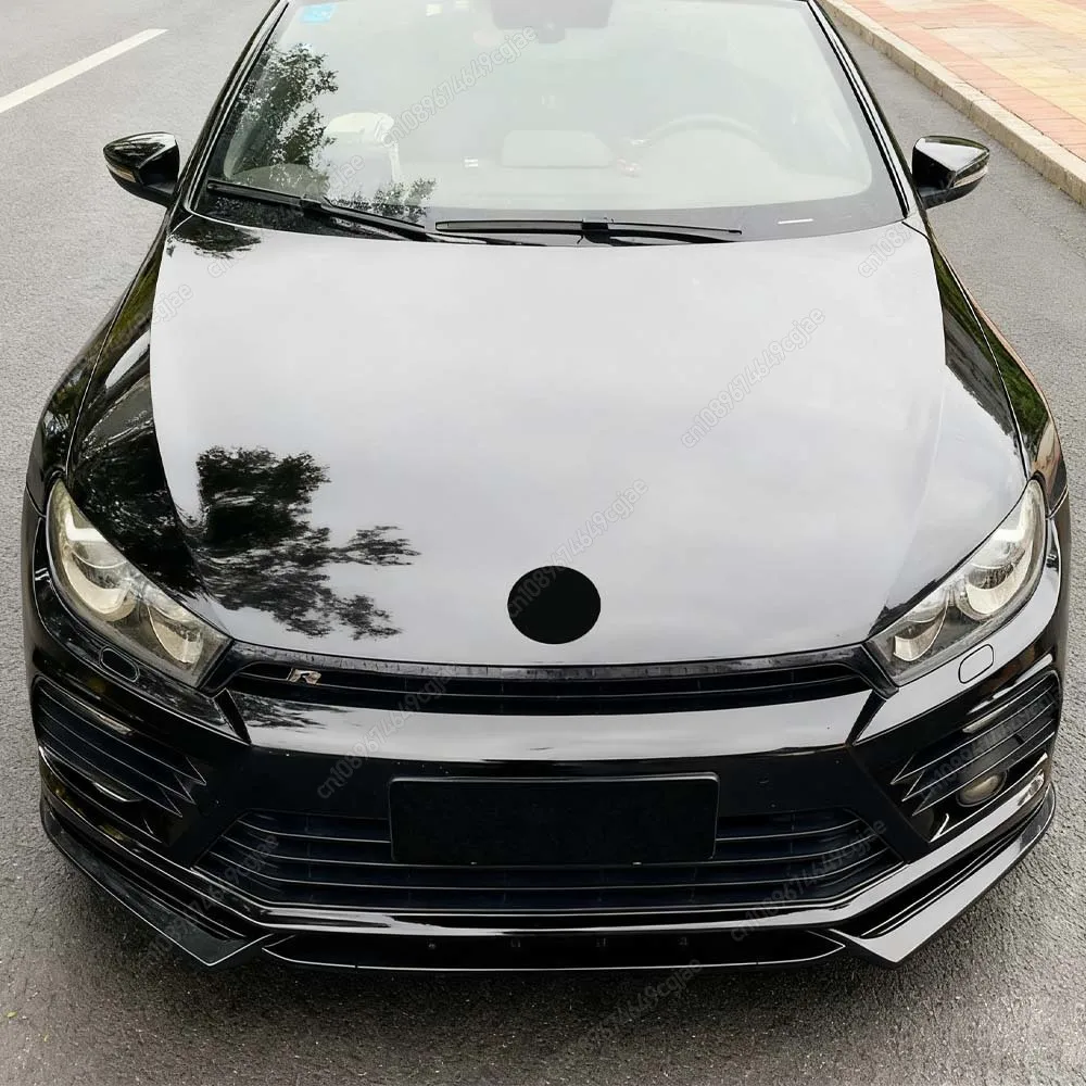 

Для Volkswagen Scirocco MK3.5 R 2015–1925 глянцевый черный тюнинг передний бампер автомобиля нижний сплиттер диффузор спойлер Canard Lip Trim