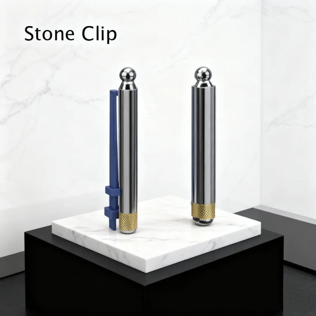 Bellstone Plastic Stone Holder Boride Polishing Oilstone Metal Clips for 3x6 / 3x13 / 6x13mm