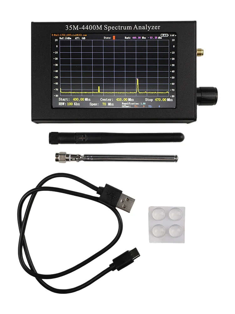 Easily Portable for spectrum Analyzer with Multiple Scan Points and Adjustable Settings for Enhanced Functionality
