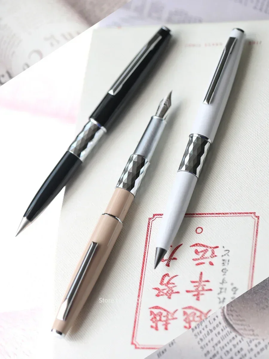 Hot New MAJOHN N102 Multifunctional Fountain Pen EF/F Nib And Pencil Universal Writing Drawing Stationery School Office Gift Pen