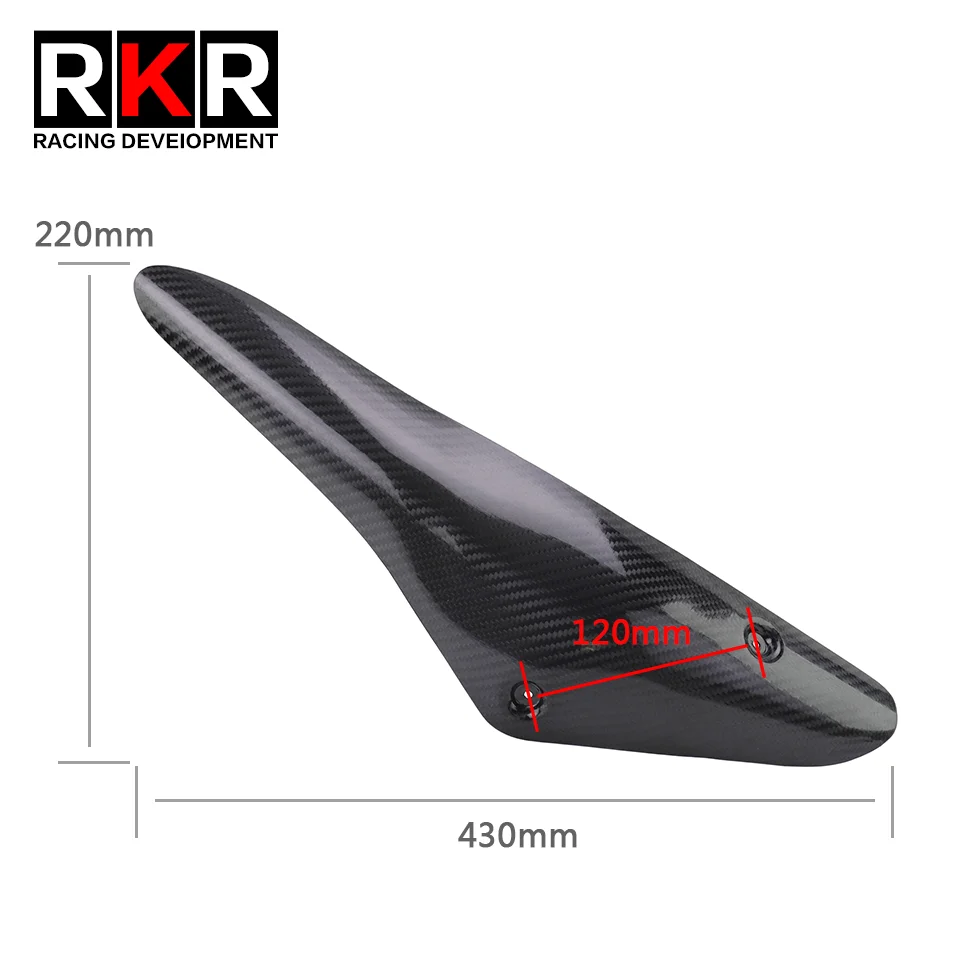 For KTM DUKE 790 890 890R 2020-2022 Motorcycle Carbon Fiber Exhaust Protective Cover Heat Shield Cover Decorator Accessories