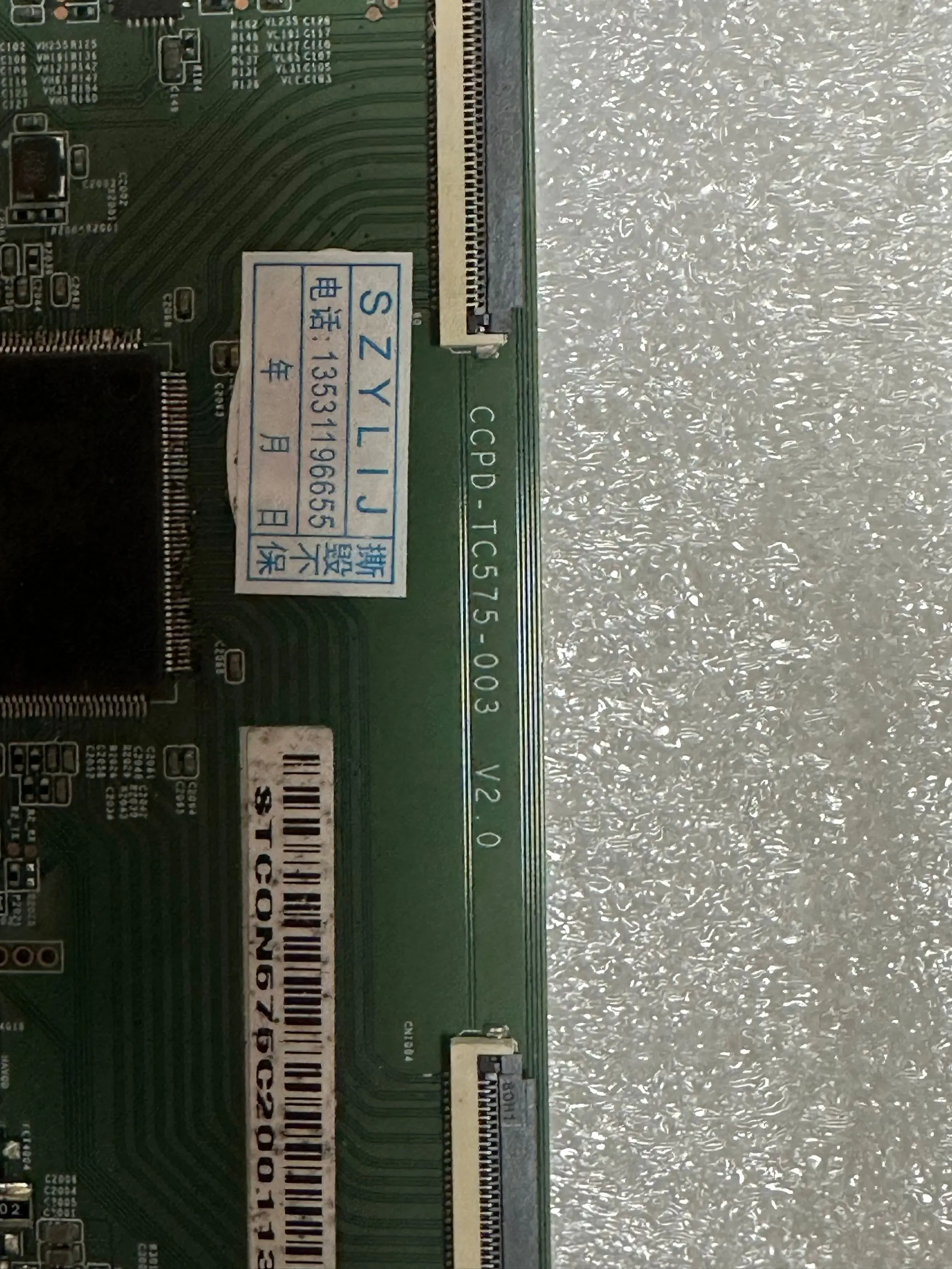 CCPD-TC575-003 T-con Board for 58'' 58 inch 58QFHD50 58UHL960 58U2963DB 58U2963G 58MB708 TV Logic Board CCPD TC575 003 V2.0