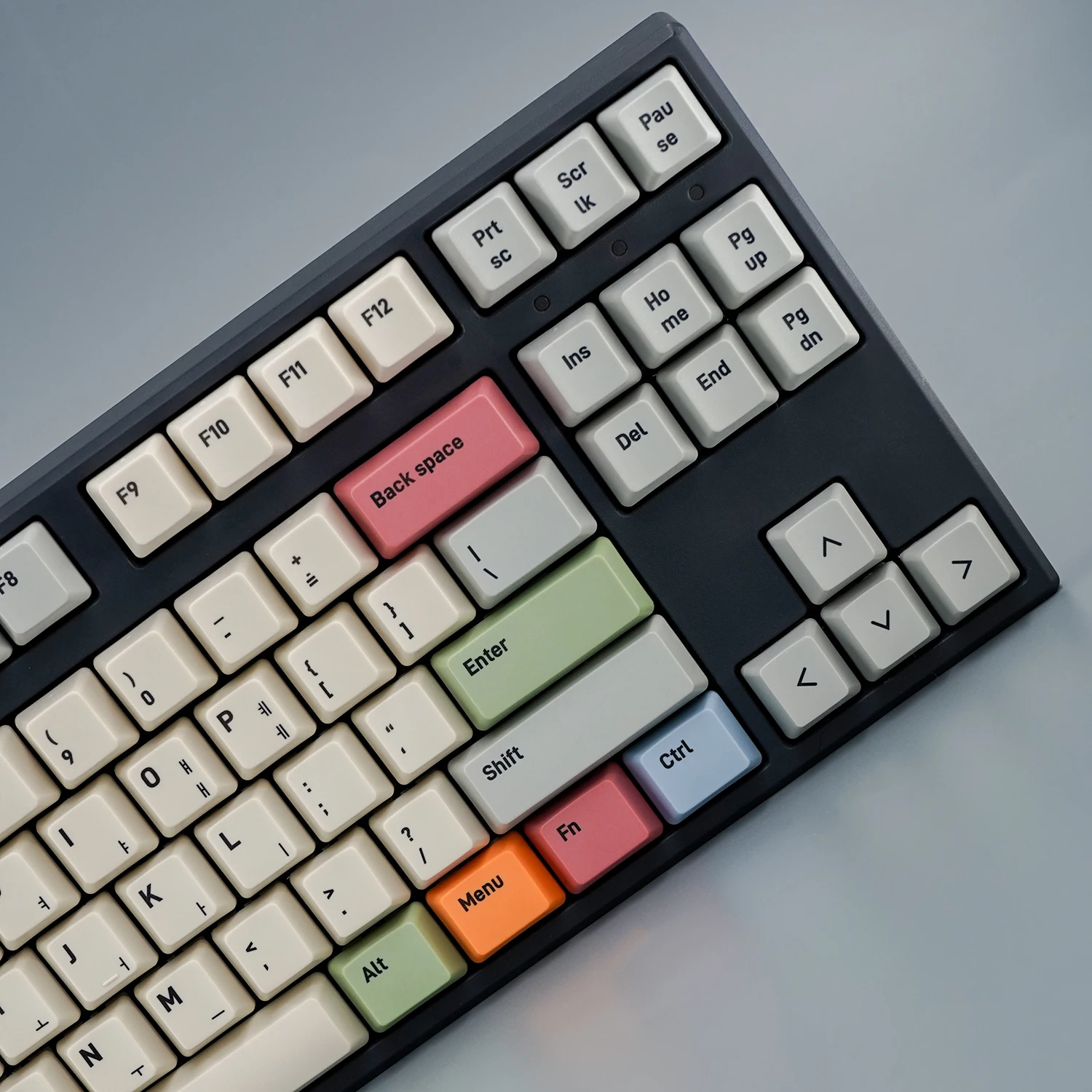 NPKC-teclas de perfil OEM ruso coreano de lona, juego de teclas PBT, teclas de sublimación de tinte para interruptor MX, tapa de teclado mecánico