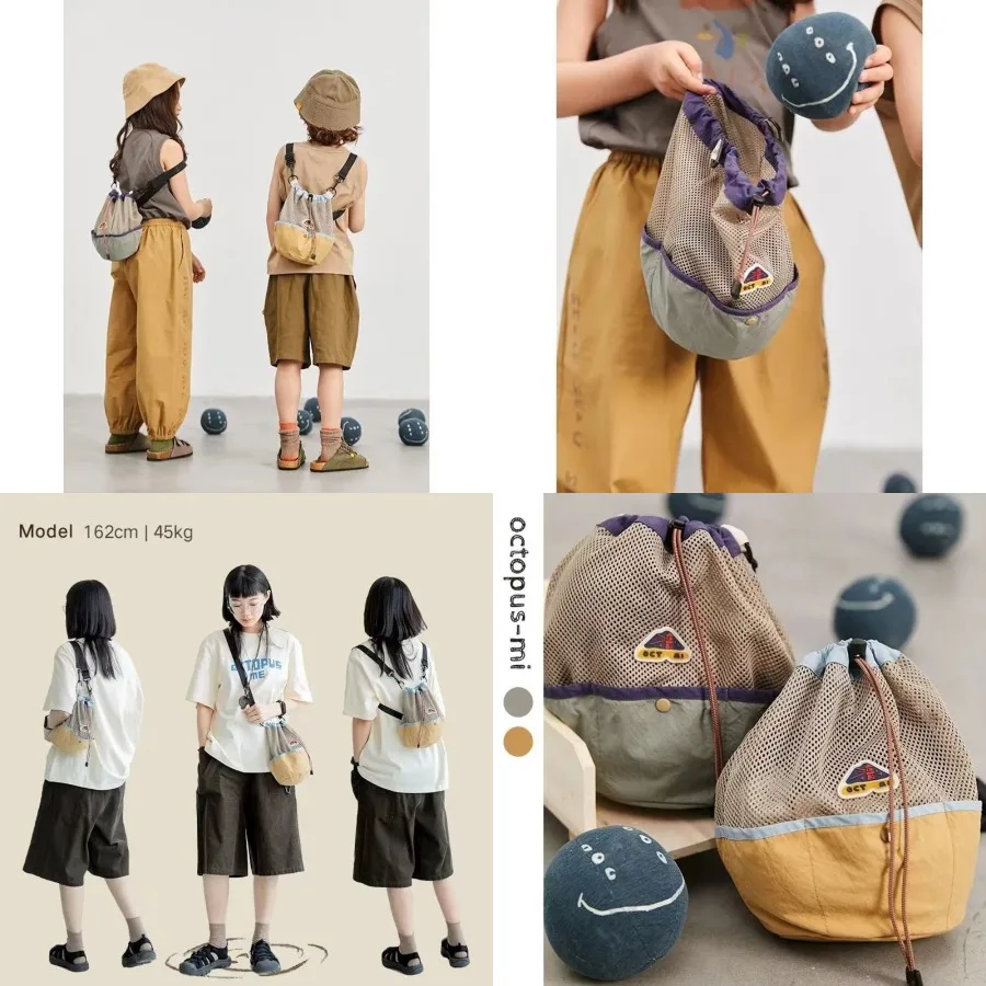 

【Новый стиль】Новая детская сумка для хранения игрушек для игр на открытом воздухе, портативная холщовая сумка для упаковки игрушек, легкая, повседневная, модная, для путешествий.