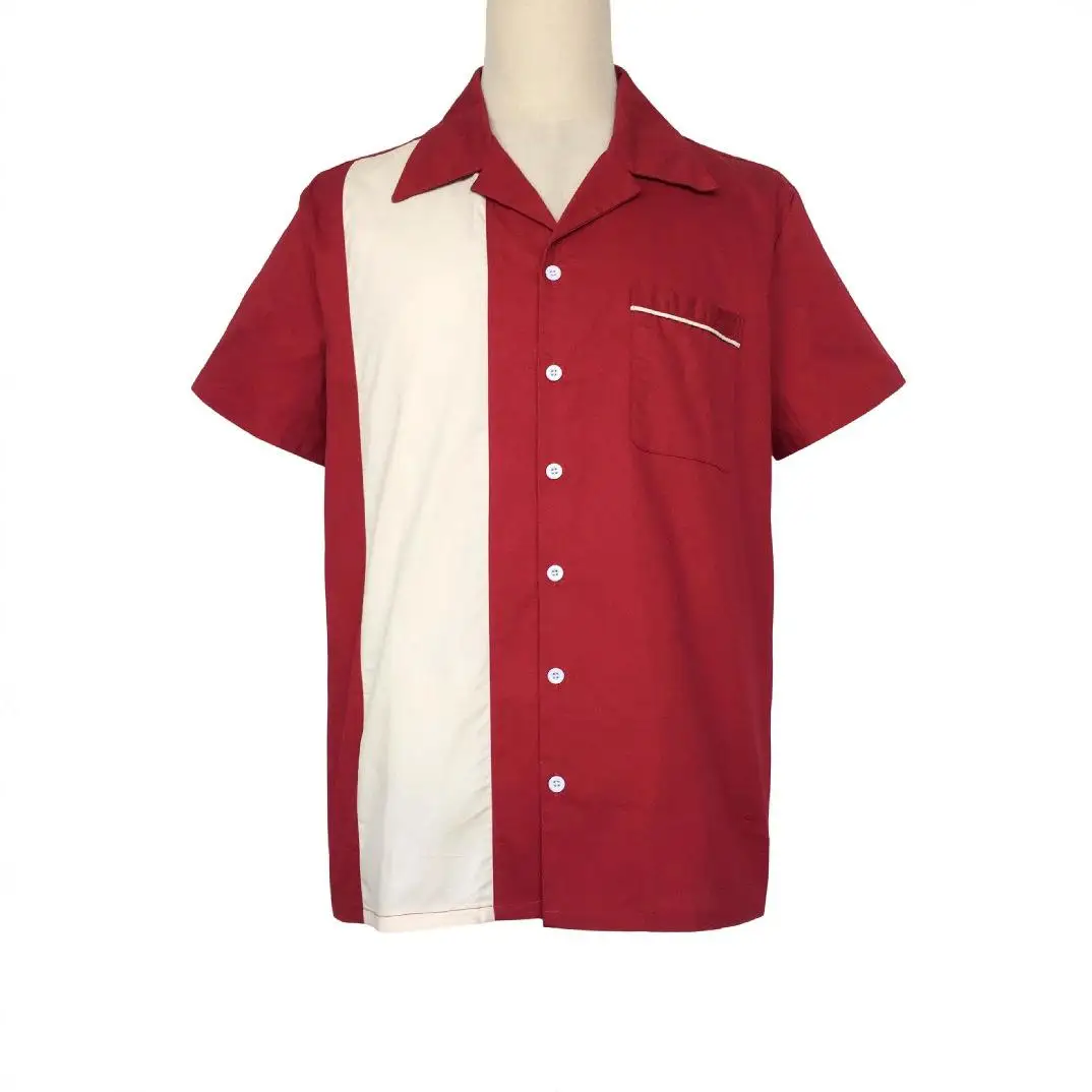 

Large Size Men's Single ket Cotton irt Long-term Comfortable Breathable Casual Sle ort Sve Flip Collar ex Ope...