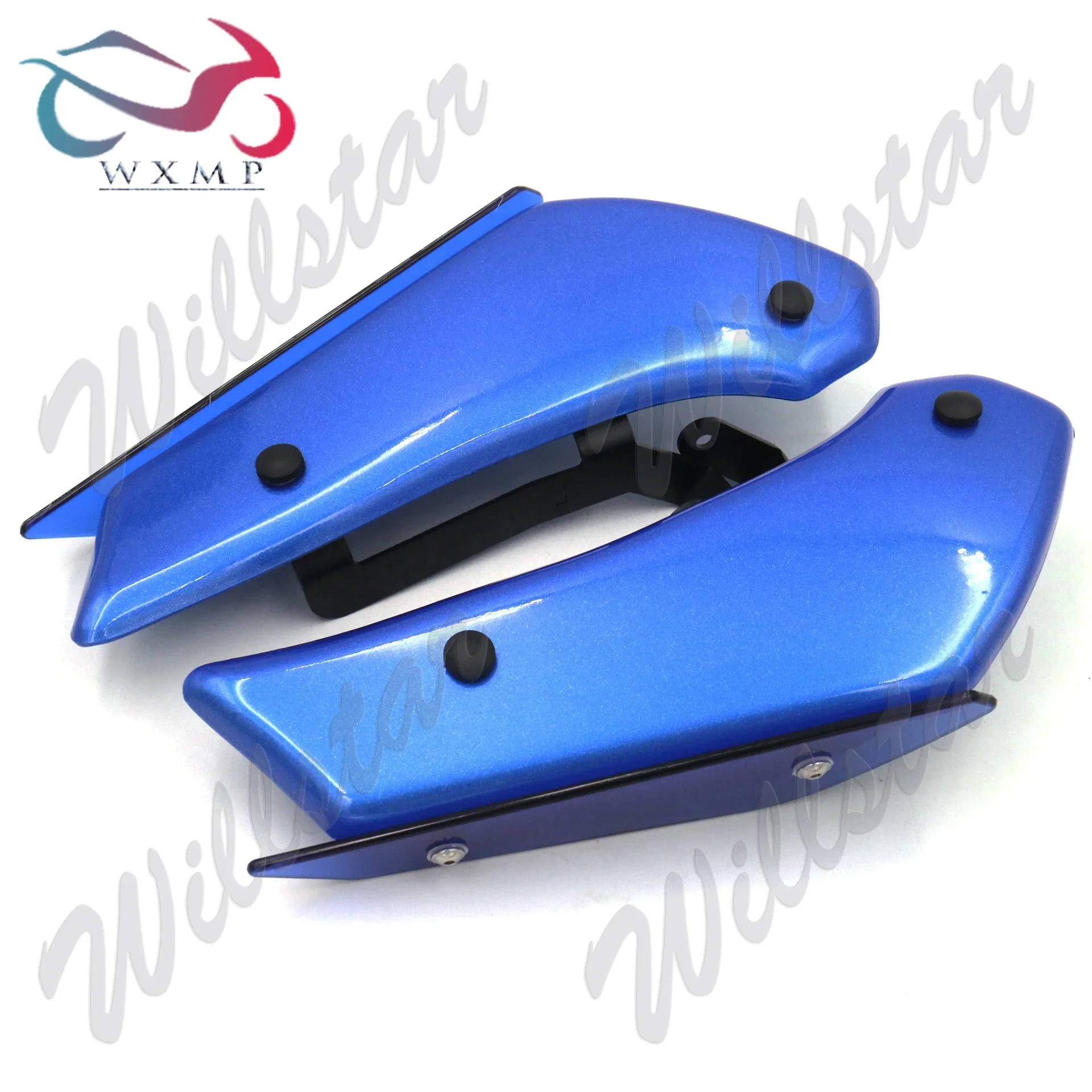 

Front Aerodynamic Winglets ABS Plastic Laset Paint Windshield Fairing Wing For BMW S1000RR 2015 - 2021