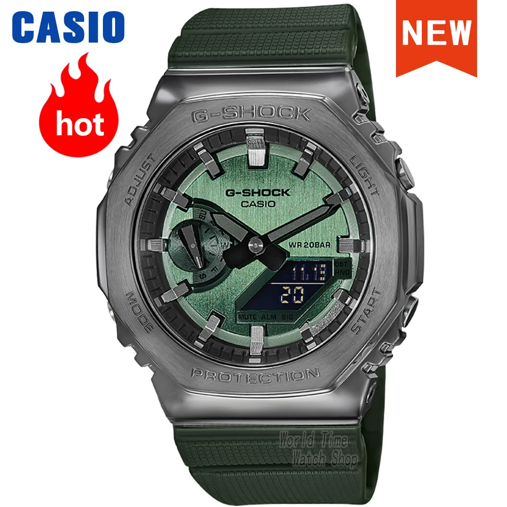 

Casio watch for men g shock top brand luxury set 200m Waterproof Metal case watch reloj casio hombre GM-2100 series