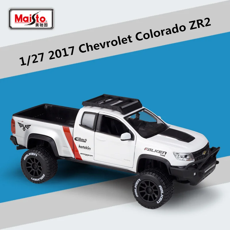 Maisto 1:27 Colorado ZR2 pick-up alliage modèle de voiture moulé sous pression en métal véhicules tout-terrain modèle de voiture Simulation Collection cadeaux pour enfants