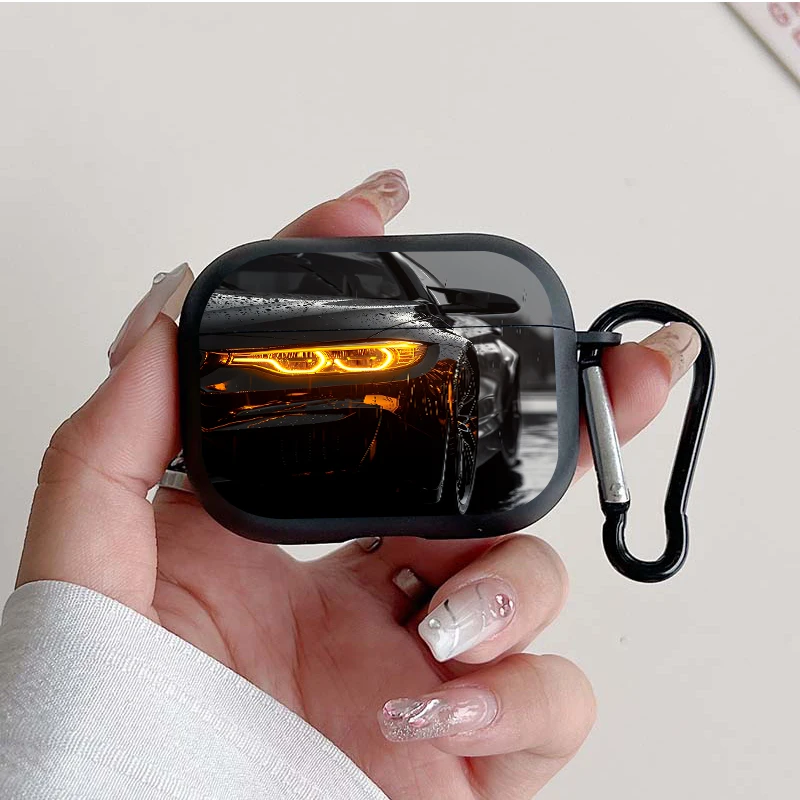 Coole, stoßfeste TPU-Kopfhörerhülle mit Supercar-Aufdruck für AirPods Pro 3/Pro 2/Pro, Ohrhörerhülle für AirPods 4/3/1 oder 2, Schutzhülle