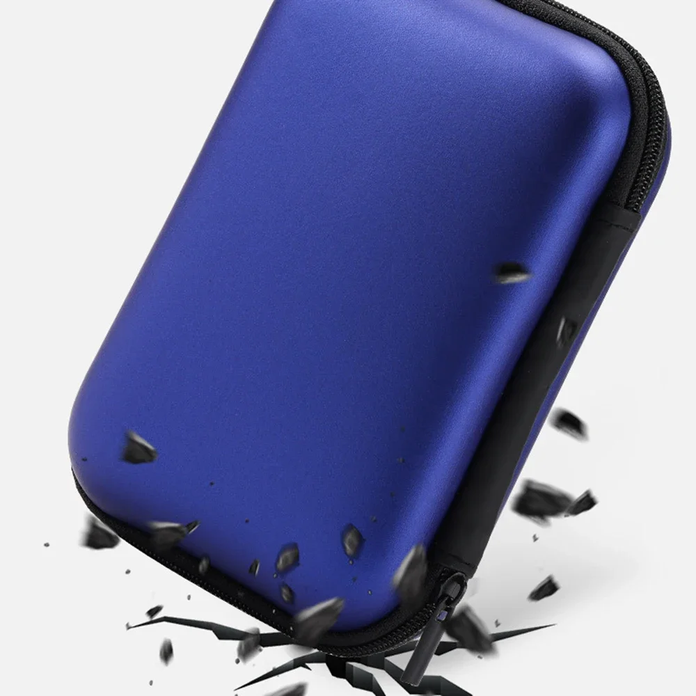 7 ألوان متاحة 2.5 بوصة HDD صندوق حقيبة حافظة محمولة القرص الصلب حقيبة سماعة حقيبة متعددة الوظائف حزمة الطاقة المحمول المحمولة