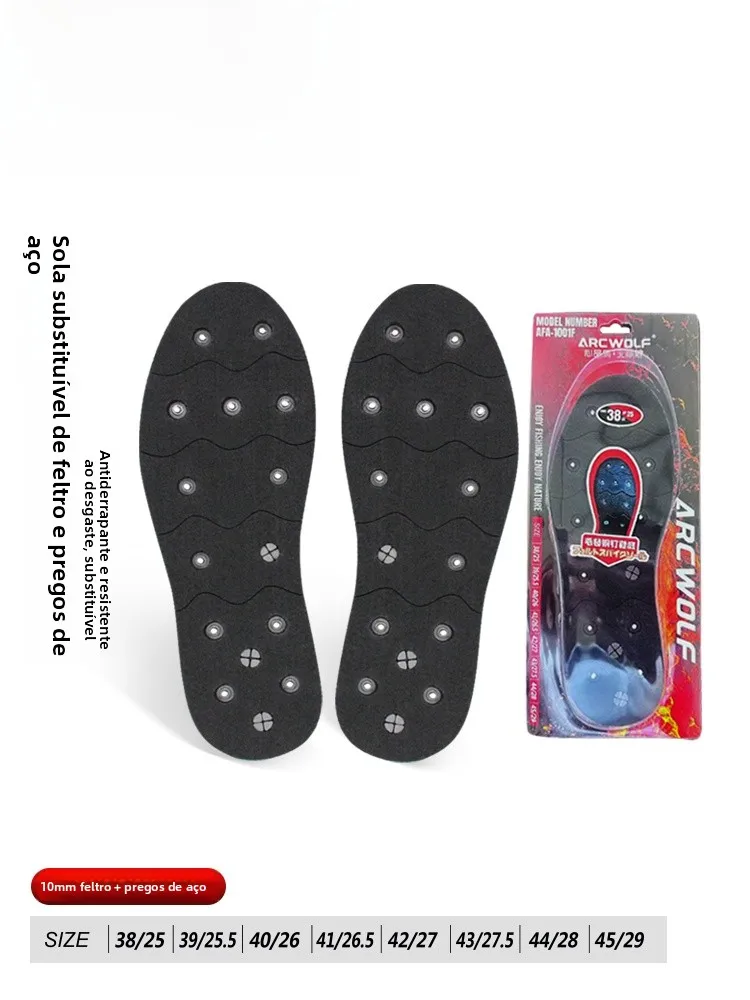 arcwolf-thickened-felt-steel-nail-rubber-bottom-anti-slip-wear-resistant-sea-fishing-replaceable-sole-shoes-outdoor-camping-t
