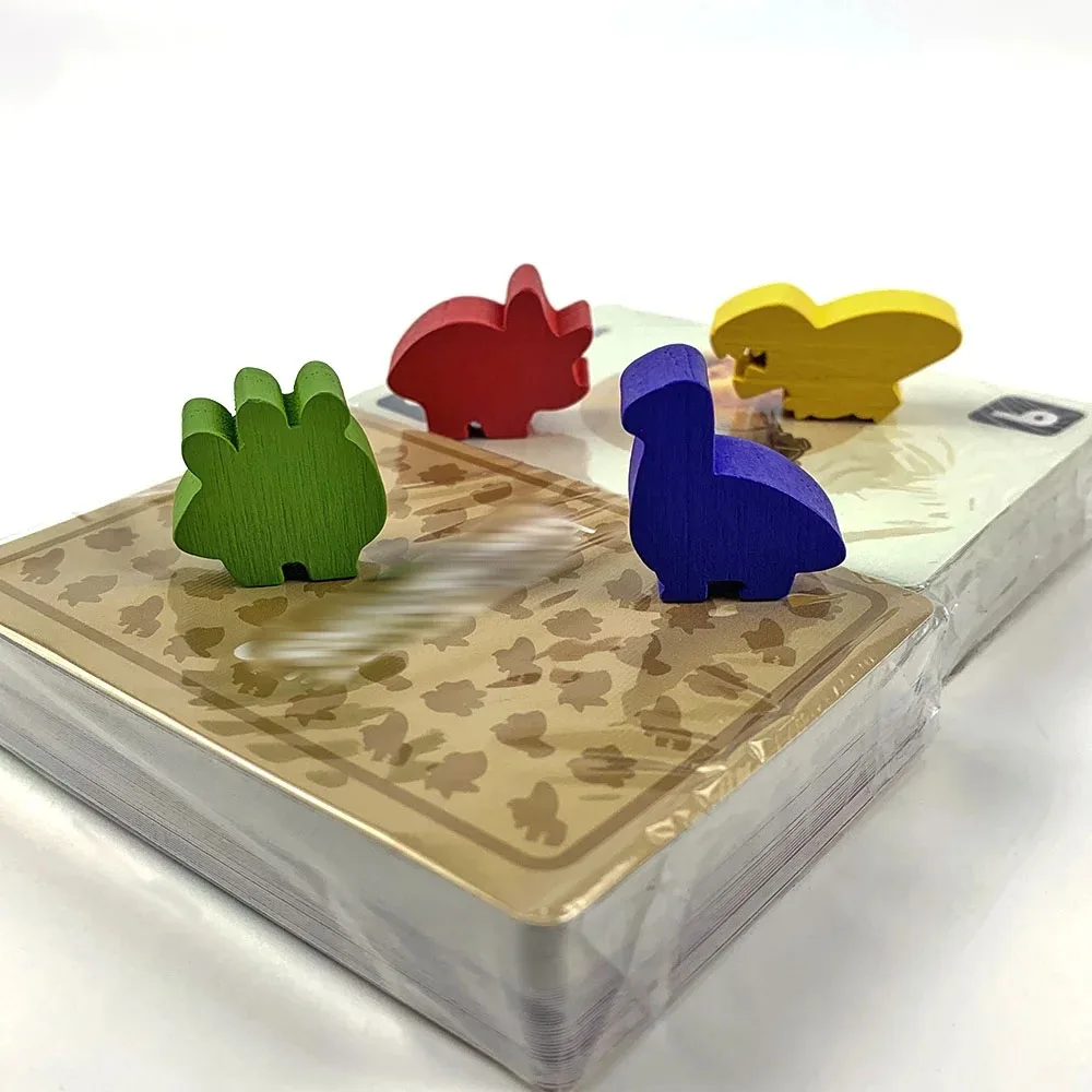 Happy Little Dinosaurs Engels Eenhoorn Schaak- en Kaartstrategie Gevaren Bordspel Kaarten
