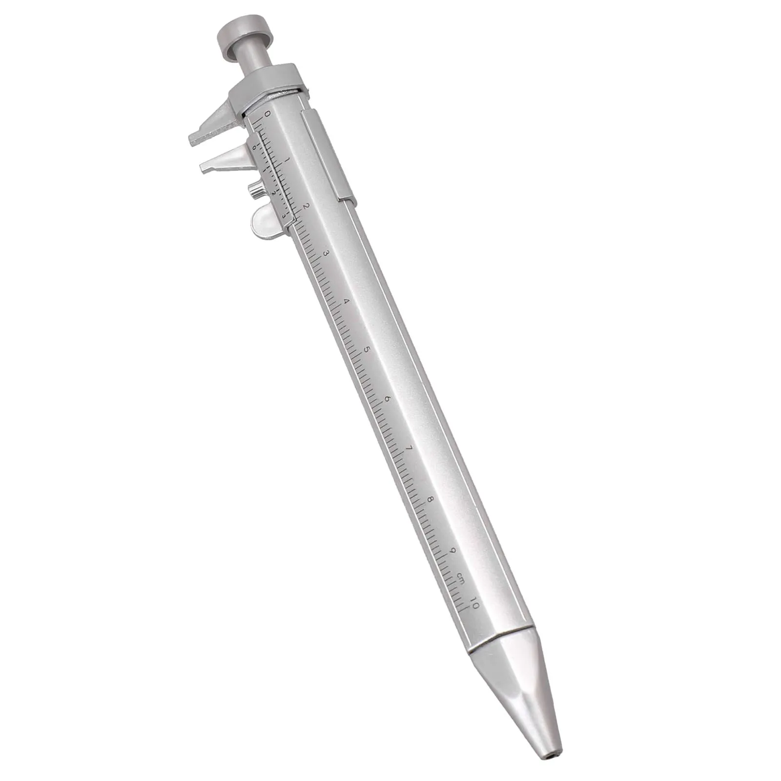 มัลติฟังก์ชั่ Vernier Caliper ปากกา 0-100 มม.เครื่องวัดเส้นผ่าศูนย์กลางสีฟ้าสีดําเติมสีฟ้าสีดําเติมเครื่องเขียนเจลหมึกปากกาใหม่