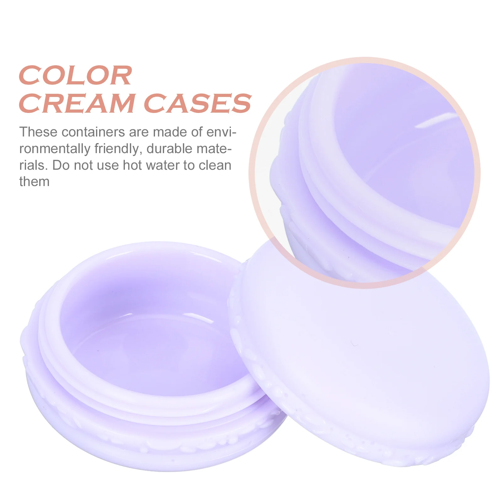 

30pcs Boxes Travel Size Lightweight Plastic Jars for Makeup Cream Jars Lip Eye Mask Containers Reusable Storage