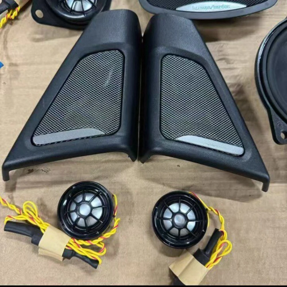 High Quality 9 Pcs Speaker Upgrade Set For BMW 5 Series F10 F11 2010-2017 Left Right Door Tweeter Front Windshield Speakers Set