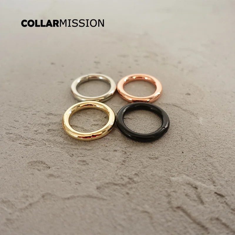 1PC Metal Buckle for Bag Cat Dog Leash 20mm Webbing O-Ring Backpack Keychain DIY Accessory Durable Hardness - 4 Colors