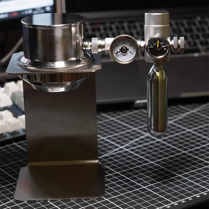 Pneumatic Coffee Machine, Portable, Camping, Easy To Store, No Preheating Required, 58-powder Bowl, Controllable Pressure Relief