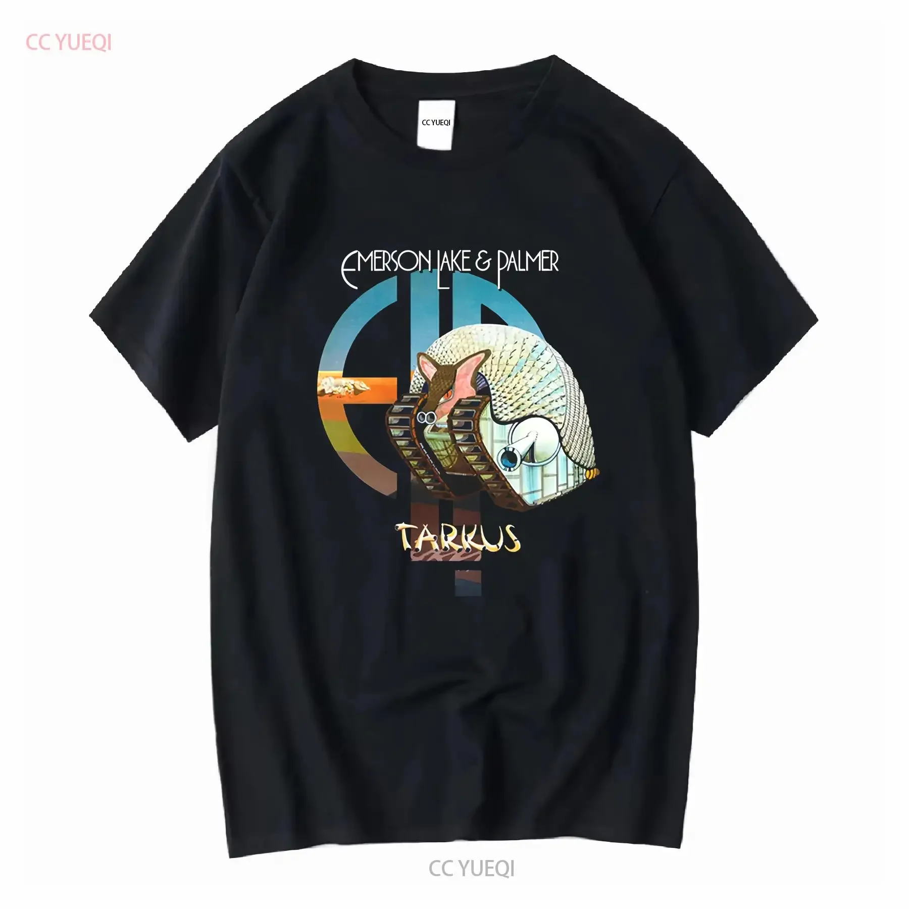 Tarkus ELP Emerson Lake and Palmer Black Size S 5Xl T Shirt AC1625 long or short sleeves vintage Washed Unisex homme fashion