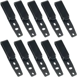 Clips rapides pour ceinture en cuir Kydex, étui hybride, pince à boucle avec vis, convient à toutes les applications OWB, pièce d'outil, 10 pièces, uno