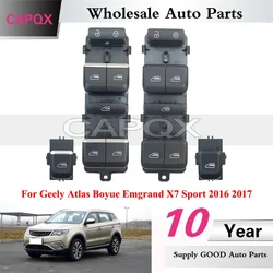 CAPQX Car Window Lift Switch For Geely Atlas Boyue Emgrand X7 Sport 2016 2017 Window Glass Lifter Control Regulator Button