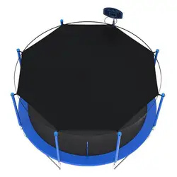 Copertura per ombra per trampolino Protezione antipioggia UV Baldacchino Copertura impermeabile in tessuto Oxford da 10 piedi Coperture per trampolino resistenti al sole per la pioggia estiva