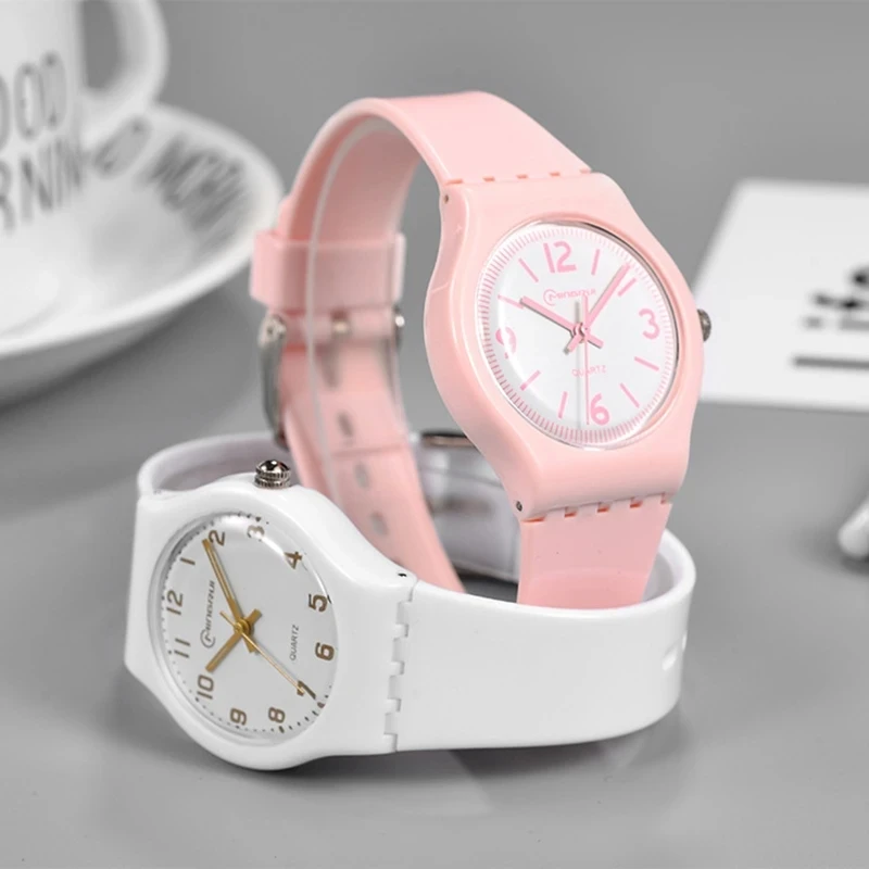 UTHAI CE07-Reloj de pulsera de cuarzo para niño y niña, cronógrafo Digital, resistente al agua