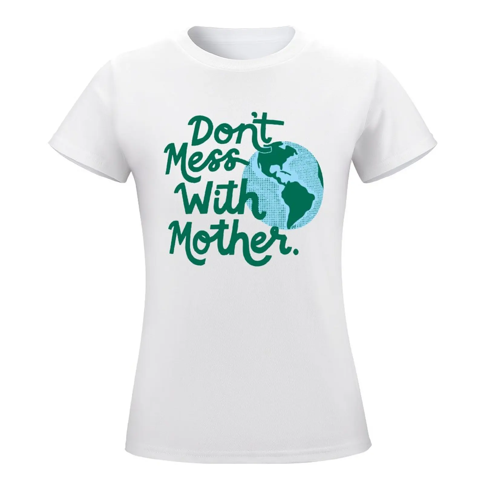 Mother's Day Don T Mess With WOmen's Long Sleeve Tshirt Graphic Cool T-shirt Round Neck Movement  Funny Novelty Travel