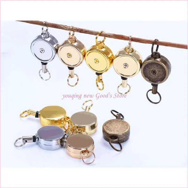 

57QA милый брелок из цинкового сплава 5 цветов значок карабина выдвижной брелок ювелирные изделия стильные брелоки аксессуар