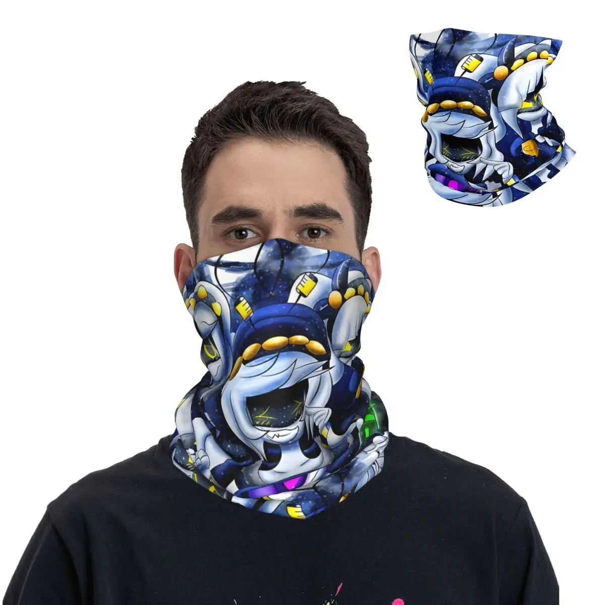 Poster Bandana Neck Gaiter Motorcycle Club Murder Drones Wrap Scarf Running Unisex Adult Windproof