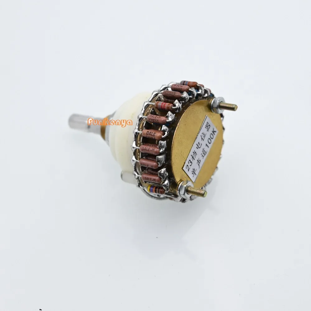 Single Channel 10K 50K 100K 250K 2× 23 Speed Progressive Shunt Type Volume Potentiometer