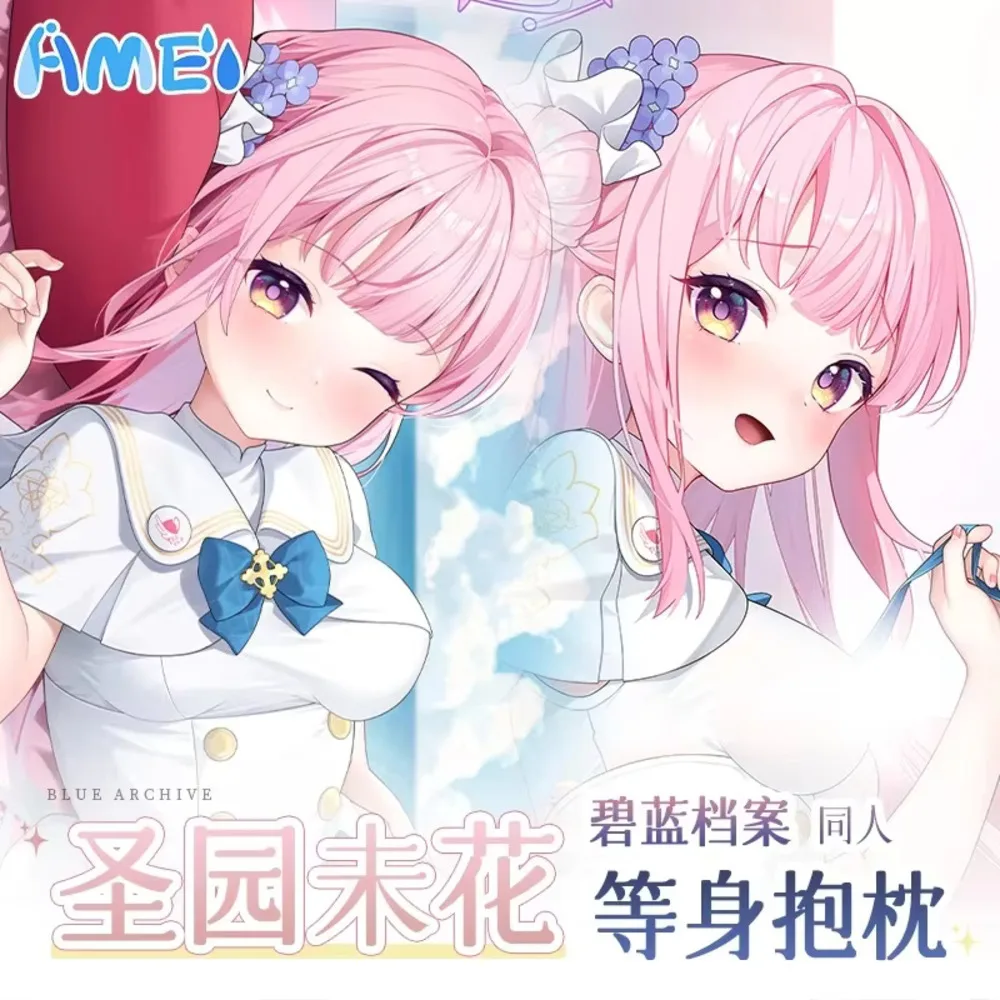 

Girl Game Misono Mika Blue Archive Cosplay Long Dakimakura Hing Body Pillow Case Cushion Cover Decoration Gift