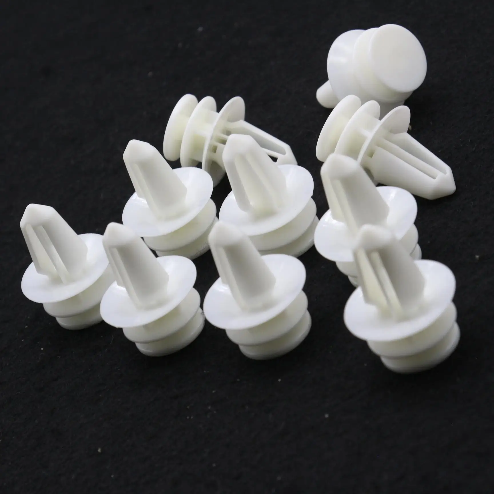 

10 Pcs Door Trim Panel Retainer Clips For Jeep Liberty 2006 55116997AB & 55116997AA White Nylon Fastener Push Pin