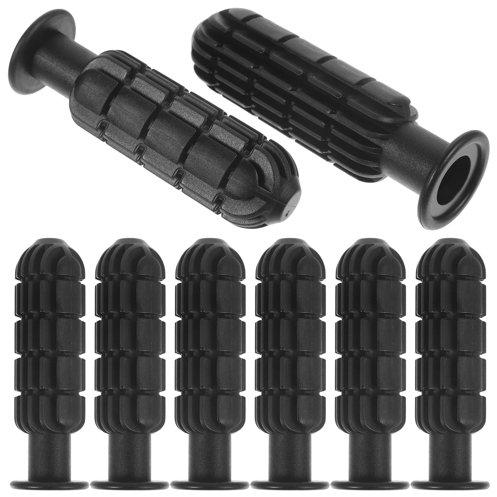 

8 Pcs Football Machine Accessories Sturdy Foosball Grips Table Soccer Handles Replace Nonskid Plastic Replacement Pp