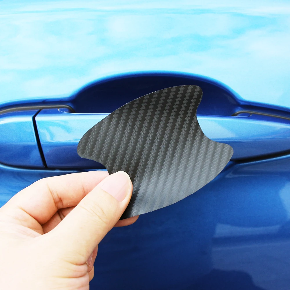 Car Door Handle Sticker Carbon Fiber Protection Film Styling For BMW E46 E39 E90 E60 E36 F30 E34 F10 F20 E92 E38 E91 E53 E70 X5