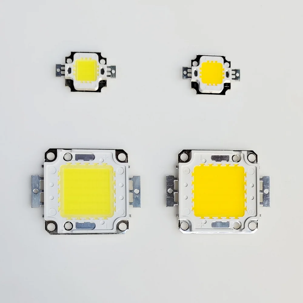 LED COB Chip 10W 20W 30W 50W 70W 100W 29-36V High Power Integrated LED Beads DIY Lighting Accessories For FloodLight Spotlight