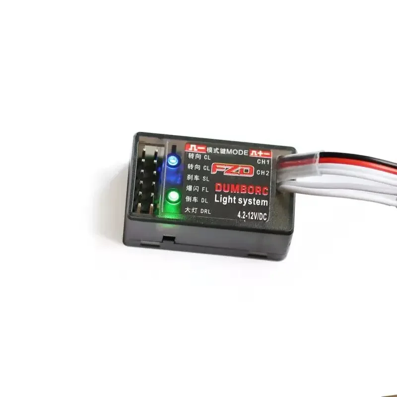 DUMBORC FZD Simulation Light Controller LED System Kit 4.2-12.4V for 1/10 1/8 RC Drift Car Truck Axial LED Controller Module
