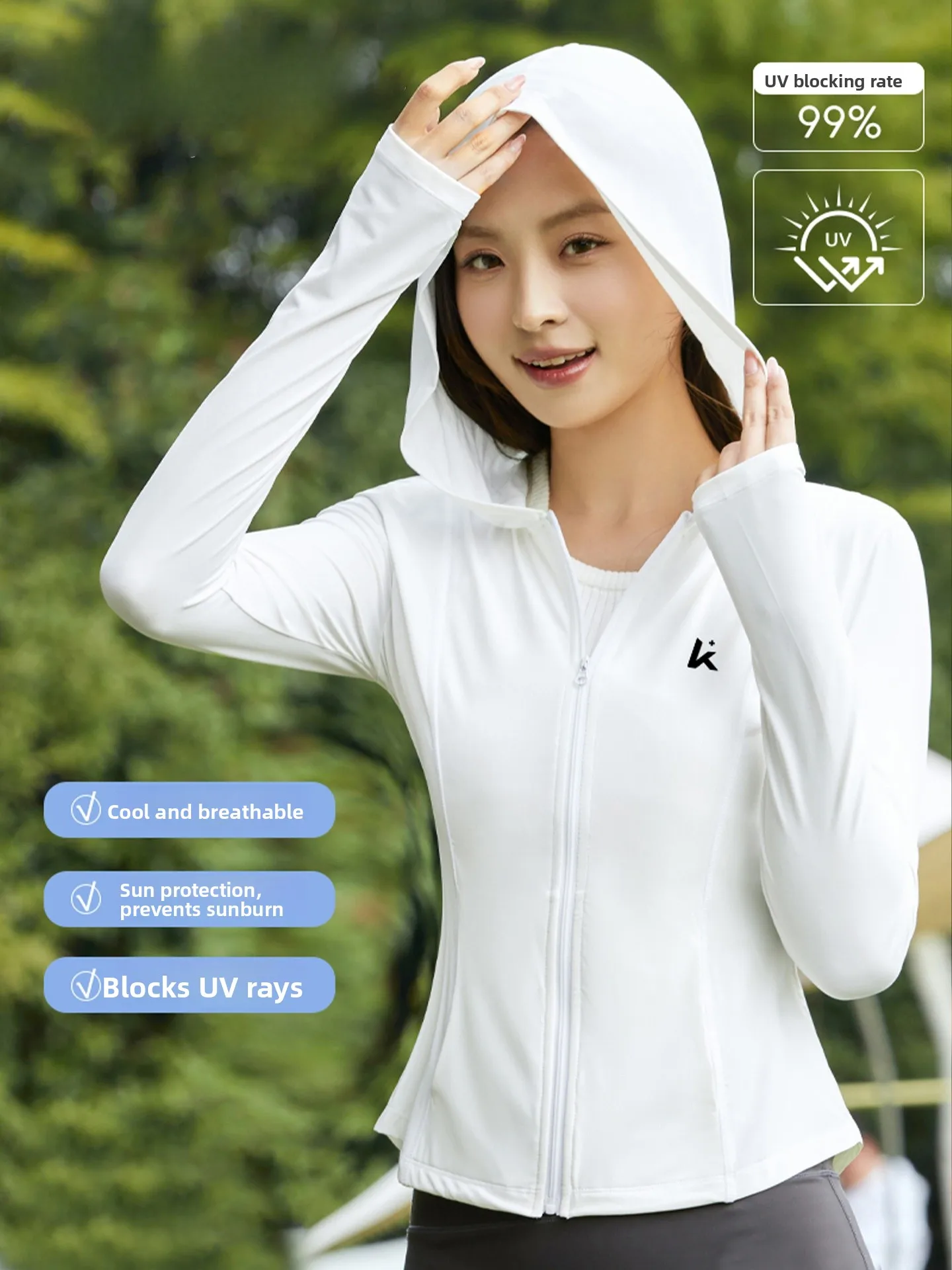 

Женская модная летняя куртка для занятий спортом на открытом воздухе: дышащая, с защитой от солнца, для йоги, фитнеса и пилатеса, облегающая, длинная