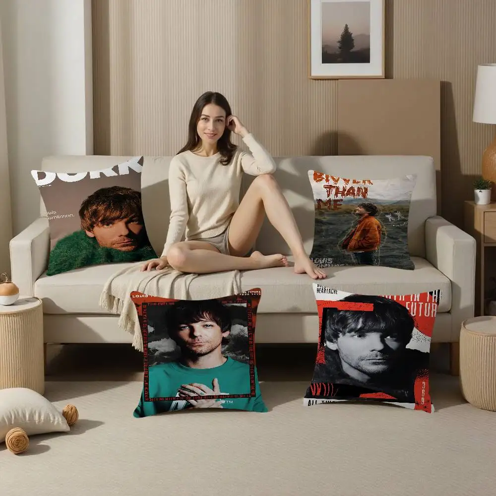L-Louis Singer T-Tomlinsons Pillow Cover Sofa Cushion Cover Home Room Decoration Children Gift